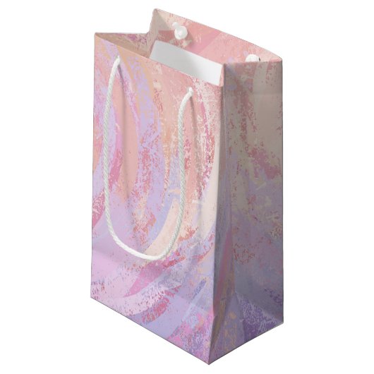 Petit Sac Cadeau Rose et puant (Devant Angle)