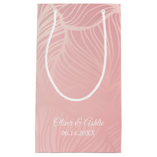 Petit Sac Cadeau Rose Gold Blush rose mariage faveur