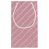 Petit Sac Cadeau Rose Gold Parties scintillant Moderne Elégant Modè (Dos)