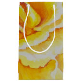 Petit Sac Cadeau Rose jaune (Devant)