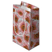 Petit Sac Cadeau rose pop (Devant Angle)