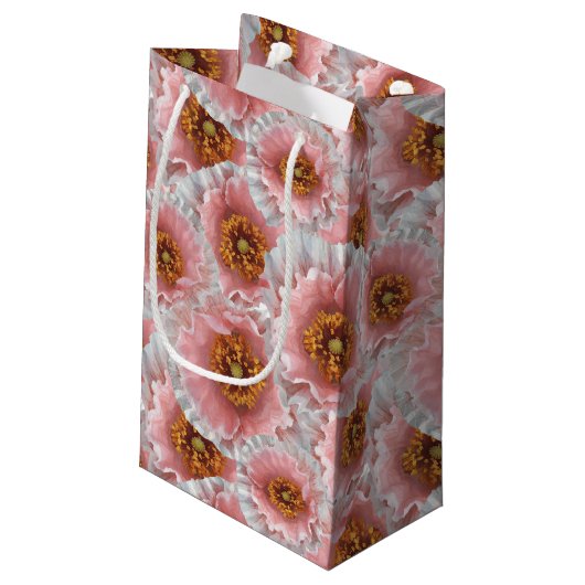 Petit Sac Cadeau rose pop (Dos Angle)
