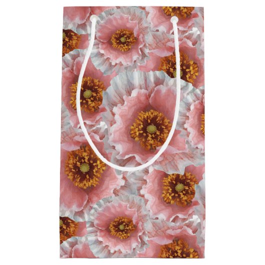 Petit Sac Cadeau rose pop (Devant)