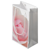 Petit Sac Cadeau Rose rose (Devant Angle)