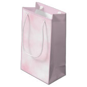 Petit Sac Cadeau Rose rose floral (Dos Angle)