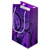 Petit Sac Cadeau Rosée ultraviolette (Dos Angle)