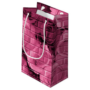 Petit Sac Cadeau Roses en briques 10 sac-cadeau en plum-petit