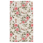 Petit Sac Cadeau Roses Roses Roses Vintage Chic (Dos)
