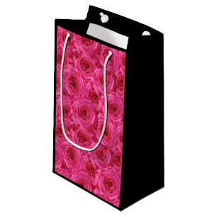 Petit Sac Cadeau Roses rouges, fleurs, rouge, amour, Saint Valentin