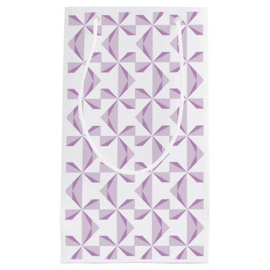 Petit Sac Cadeau Roues pourpres (Devant)