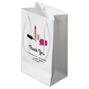 Petit Sac Cadeau Rouge à Lèvres Rose Glam & Vernis à Ongles Entrepr