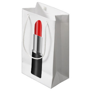 Petit Sac Cadeau Rouge à lèvres rouge