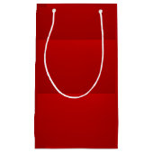 Petit Sac Cadeau Rouge cerise (Devant)