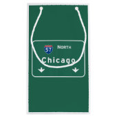 Petit Sac Cadeau Route d'autoroute d'autoroute nationale de Chicago (Dos)