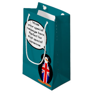 Petit Sac Cadeau Royaume-Uni Mme Pingouin parlante