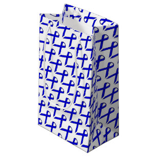Petit Sac Cadeau Ruban Blue Standard par Kenneth Yoncich