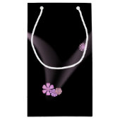 Petit Sac Cadeau Rubans roses et marguerite croire (Dos)