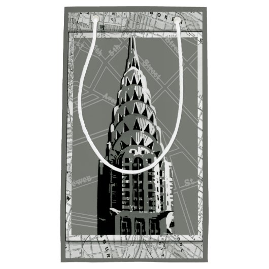 Petit Sac Cadeau Rues de New York avec l'Empire State Building (Devant)