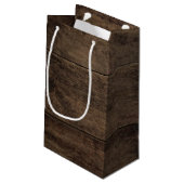 Petit Sac Cadeau Rustic Grange Mariage Wood Mason Jar Babys Respire (Dos Angle)