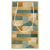 Petit Sac Cadeau Rustique/Cabine/Lodge/Montagne (Devant)