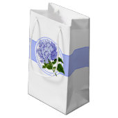 Petit Sac Cadeau Sac-cadeau-Blue Hydrangea (Dos Angle)
