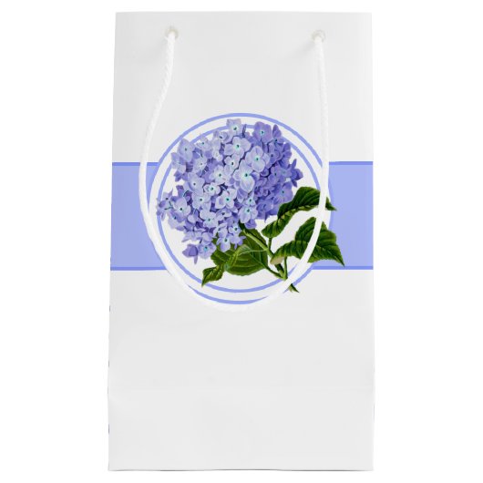 Petit Sac Cadeau Sac-cadeau-Blue Hydrangea (Devant)