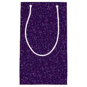 Petit Sac Cadeau Sac-cadeau Parties scintillant pourpre foncé