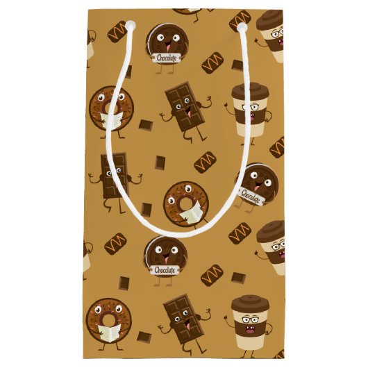 Petit Sac Cadeau Sac-cadeau pour les soins au chocolat (Devant)