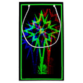 Petit Sac Cadeau Sac-cadeau Psychédélique Star (Neon) (Dos)