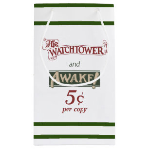 Petit Sac Cadeau Sac-cadeau réplique de Watchtower et Awake 1930