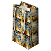 Petit Sac Cadeau Sac-cadeau Western Rodeo Bronc Rider (Devant Angle)