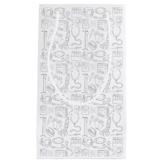 Petit Sac Cadeau Sacoche cadeau infirmière (Devant)