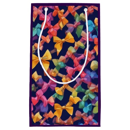 Petit Sac Cadeau Sacs-cadeaux AI Tied Bows (Devant)