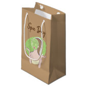 Petit Sac Cadeau Sacs-cadeaux de jour spa (Devant Angle)