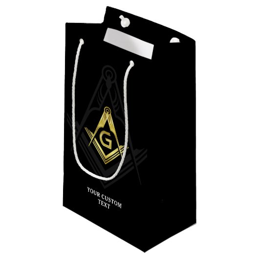 Petit Sac Cadeau Sacs-cadeaux maçonniques | Idées et faveurs de la (Devant Angle)