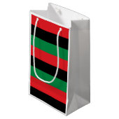 Petit Sac Cadeau Sacs-cadeaux Pasn-African Flag (Devant Angle)