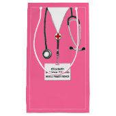 Petit Sac Cadeau Sacs-cadeaux pour infirmière ou médecin (Devant)