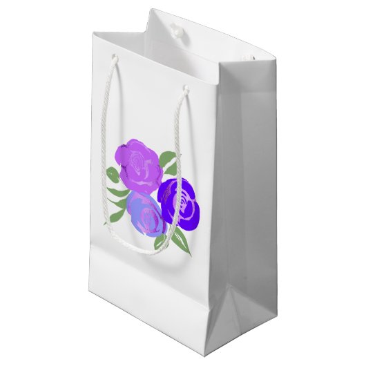 Petit Sac Cadeau Sacs-cadeaux Rose violet (Devant Angle)