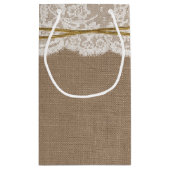 Petit Sac Cadeau Sacs-cadeaux Rustic Twine Bow Collection Mariage (Dos)