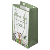 Petit Sac Cadeau Safari Animaux Anniversaire (Devant Angle)