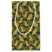 Petit Sac Cadeau Safari tropical sauvage Leopard Jungle Palms (Dos)