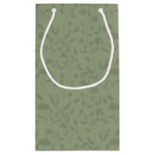 Petit Sac Cadeau Sage Green Floral Cadeau (Dos)