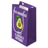 Petit Sac Cadeau Saint-Guacamole Quelqu'Un Ayant Un Avocado Anniver (Devant Angle)