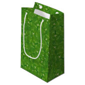 Petit Sac Cadeau Saint Patrick's Day Shamrock irlandais (Devant Angle)