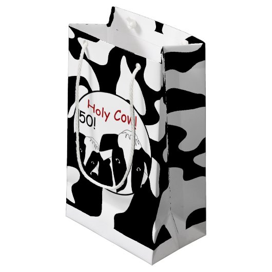 Petit Sac Cadeau Saint Vache Anniversaire SGB (Devant Angle)