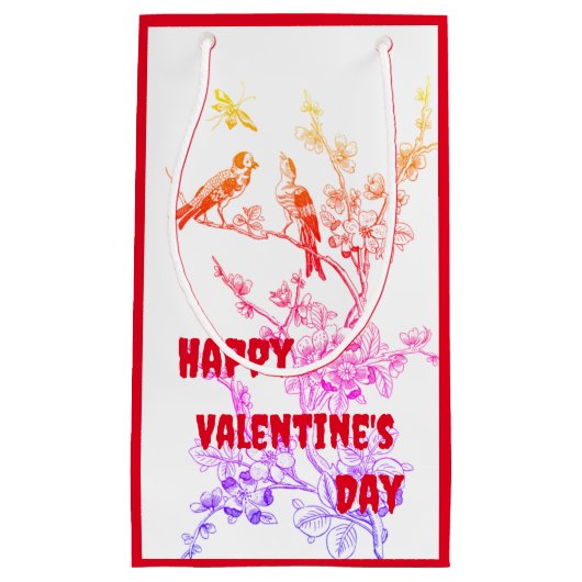 Petit Sac Cadeau Saint Valentin (Devant)