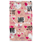 Petit Sac Cadeau Saint Valentin Amour (Dos)