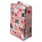 Petit Sac Cadeau Saint Valentin Amour (Dos Angle)