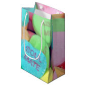 Petit Sac Cadeau Saint Valentin Coeur bonbon (Devant Angle)