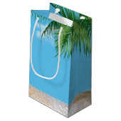 Petit Sac Cadeau Sandman Ropical Avec Feuille De Palme (Dos Angle)